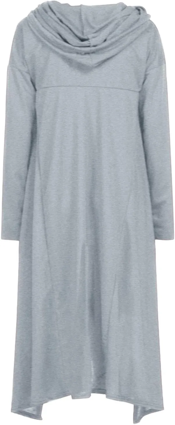 Womens Oversized Hoodies Plus Size Casual Asymmetrical Hem Long Hoodie Hooded Sweatshirt Pullover Tops with Pockets