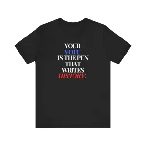 Write History Unisex T-shirt